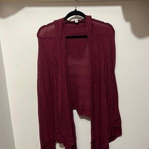 NEVER WORN AE Maroon Cardigan